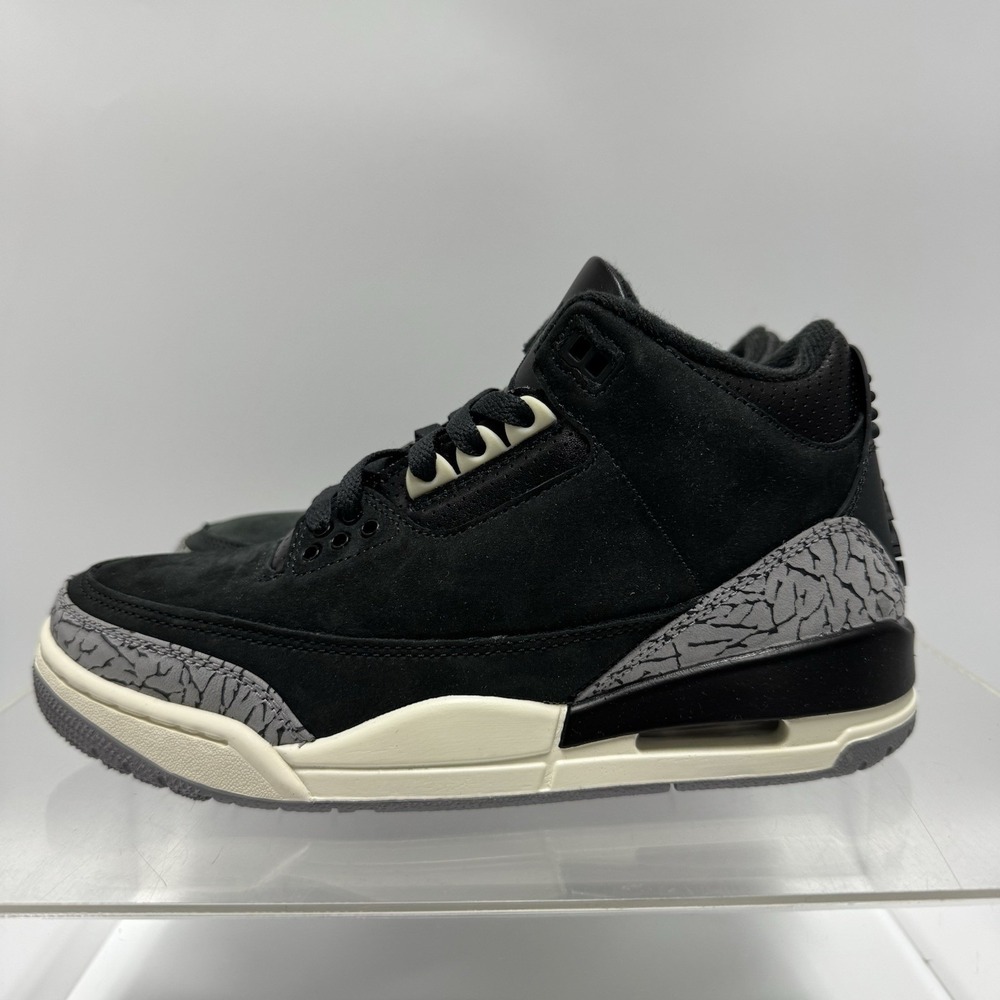 Brand New Air Jordan III 3 Retro OFF NOIR 2023 CK9246-001 Black Women's Size 7